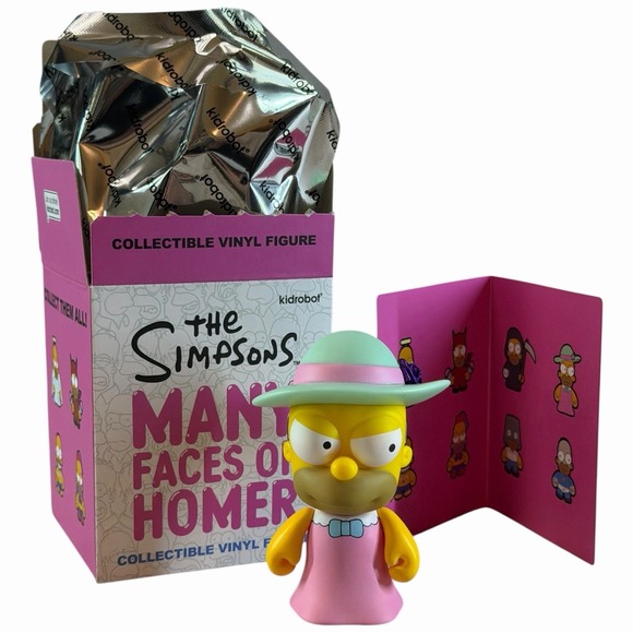 Kidrobot Other - KIDROBOT THE MANY FACES OF HOMER 3" BLIND BOX - SUNDAY BEST - THE SIMPSONS